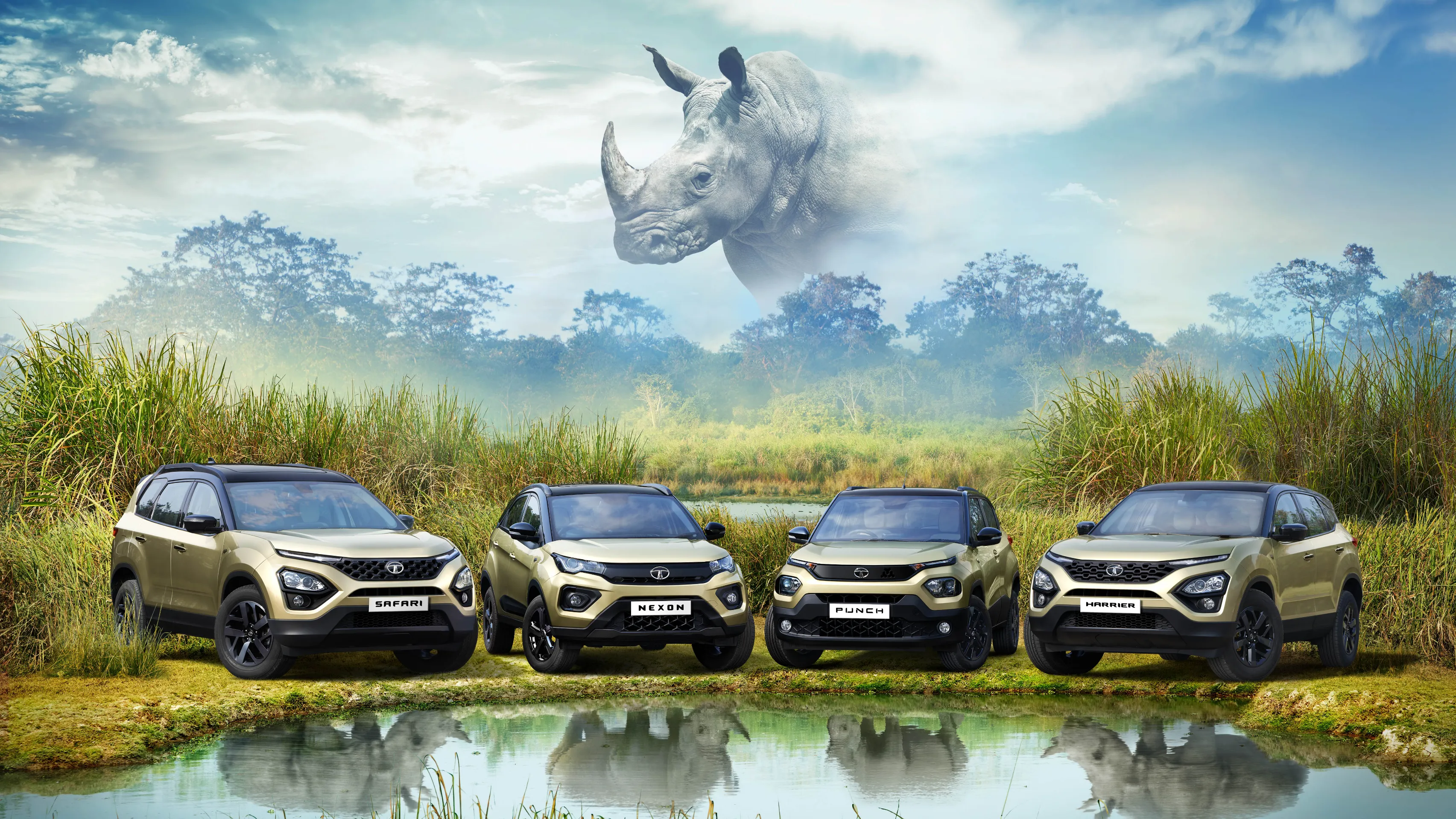 Tata Motors has launched Kaziranga Editions of the Punch, Nexon, Harrier and Safari!